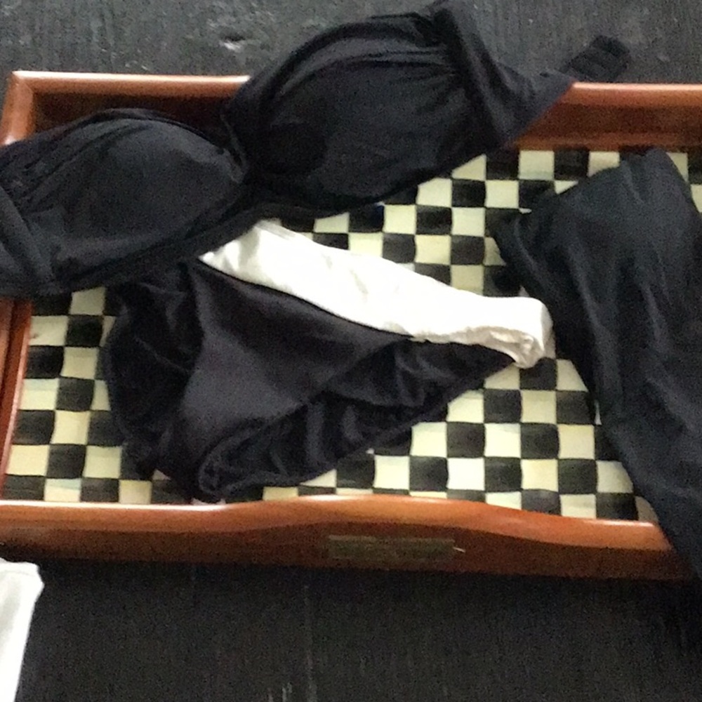 Black 4 pieces  bathing suit bundle- Classic Comfortable Underwear